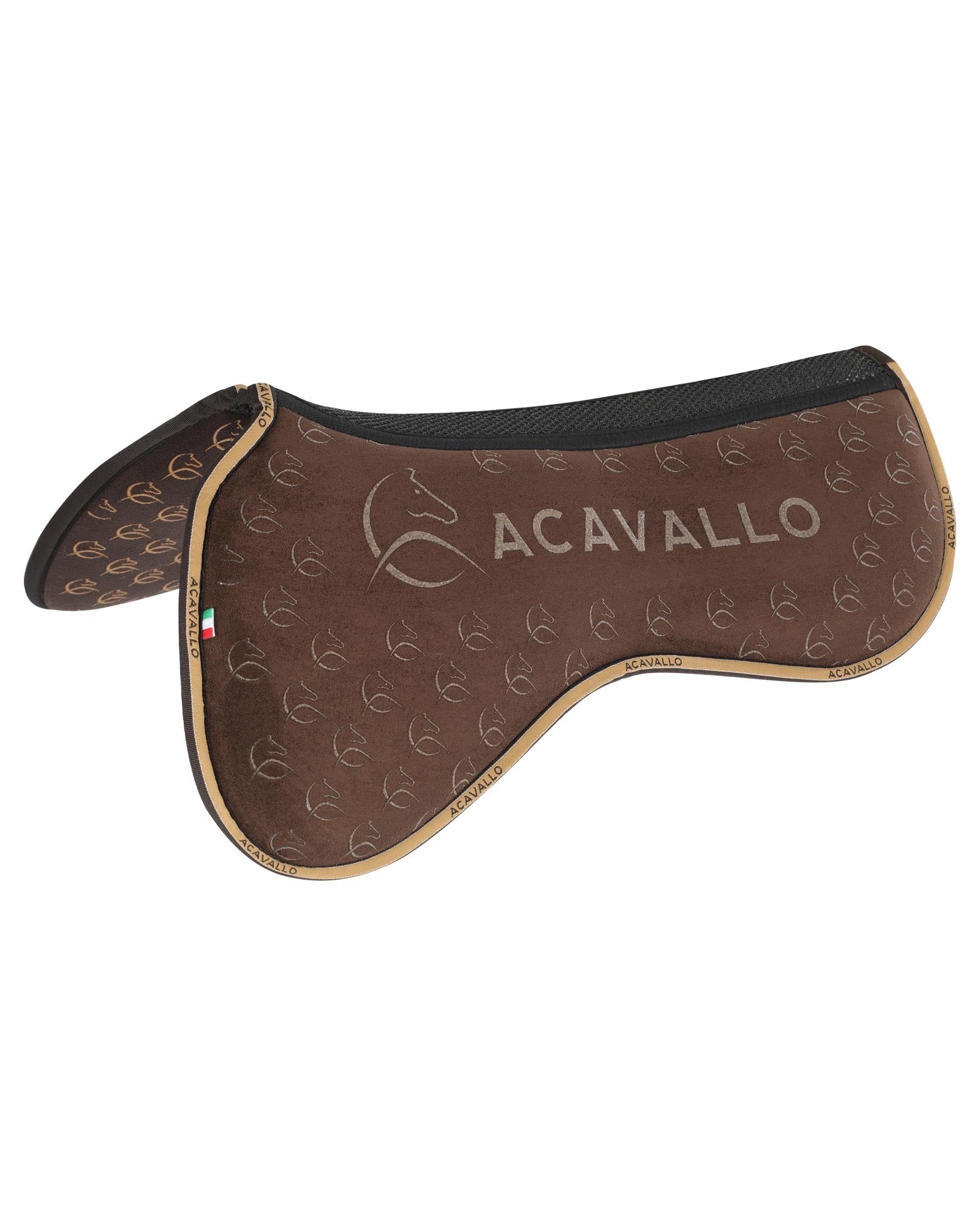 Acavallo Pad Mf Ds Sw-3Ds Suede Silicone Grip Flat Brown