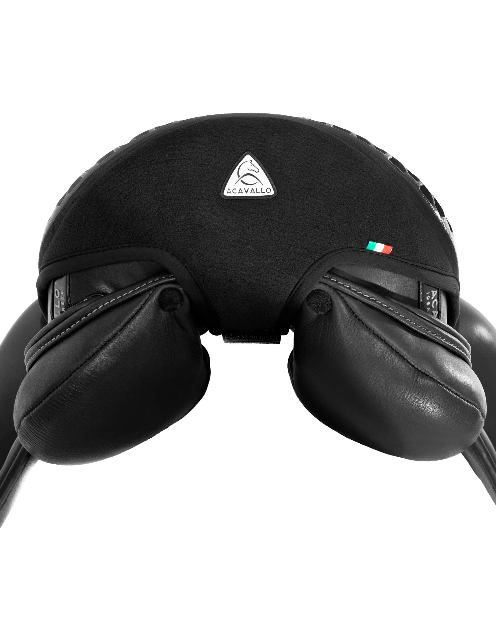 Acavallo Ortho-Pubis Seat Saver Dressage Gel-Out Dri-Lex 20mm Black
