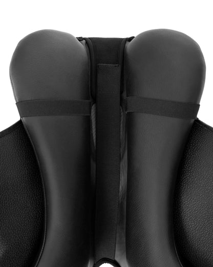 Acavallo Ortho-Pubis Seat Saver Dressage Gel-Out Dri-Lex 20mm Black