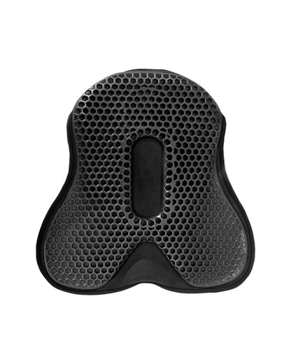 Acavallo Ortho-Pubis Seat Saver Dressage Gel-Out Dri-Lex 20mm Black
