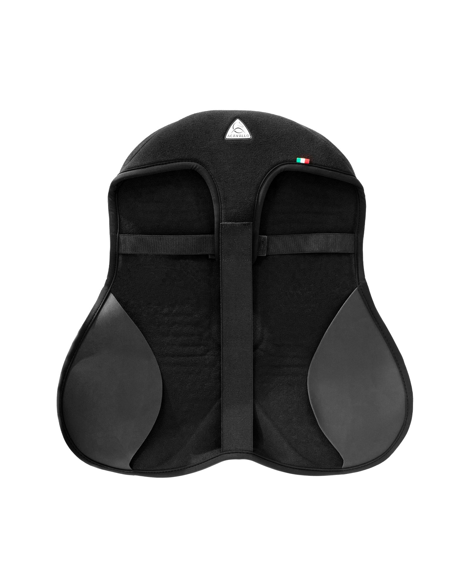 Acavallo Ortho-Pubis Seat Saver Dressage Gel-Out Dri-Lex 20mm Black
