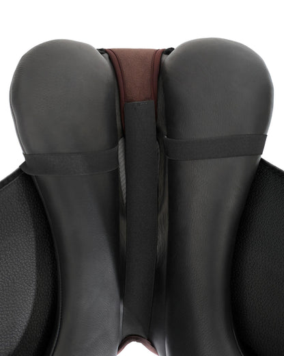 Acavallo Ortho-Pubis Seat Saver Dressage Gel-Out Dri-Lex 20mm Brown