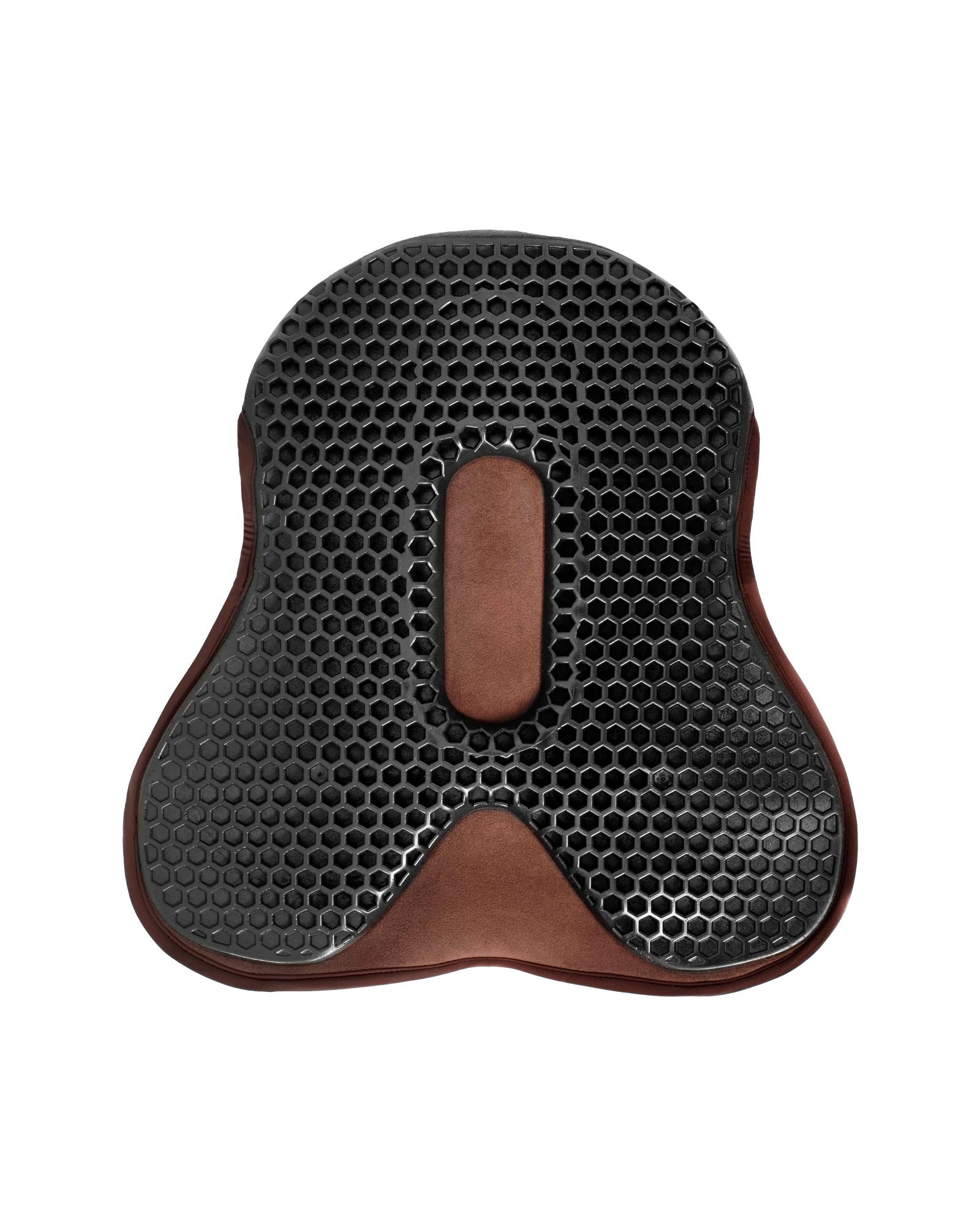 Acavallo Ortho-Pubis Seat Saver Dressage Gel-Out Dri-Lex 20mm Brown