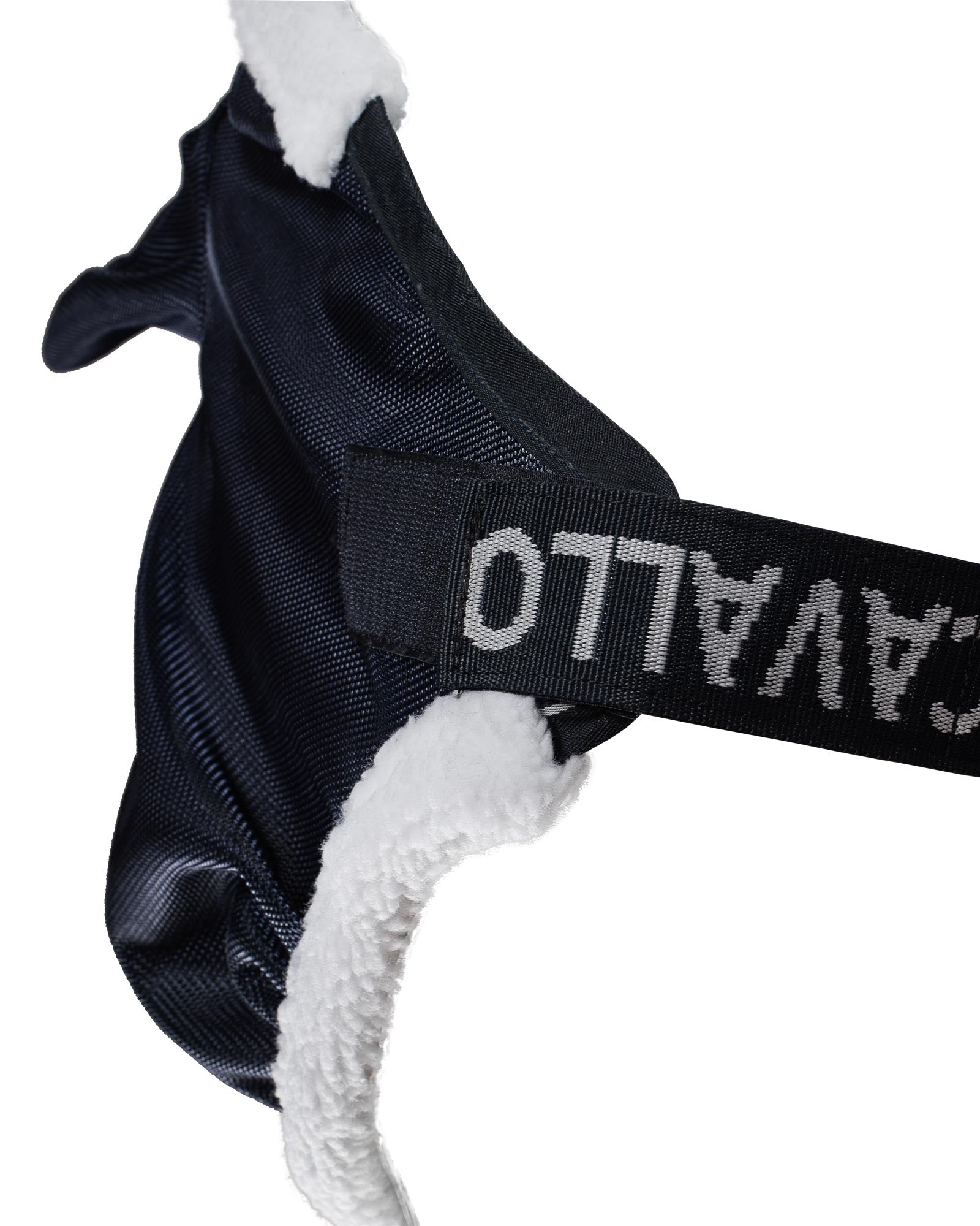 Acavallo Fly Mask Breathable Fabric Navy