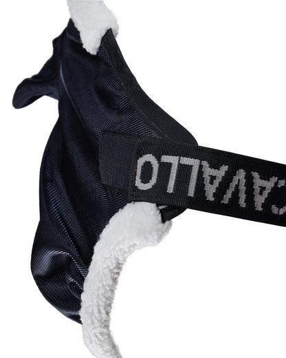 Acavallo Fly Mask Breathable Fabric Navy