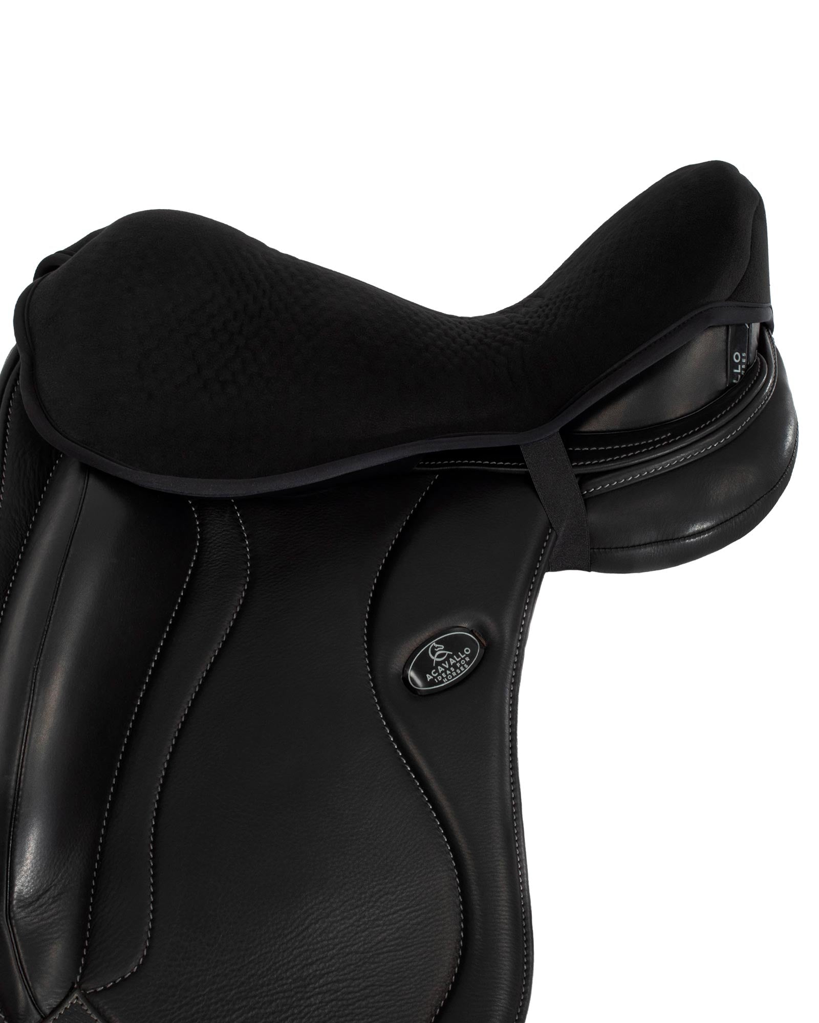 Acavallo Standard Seat Saver Dressage Classic Gel-In Dri-Lex 20mm Black