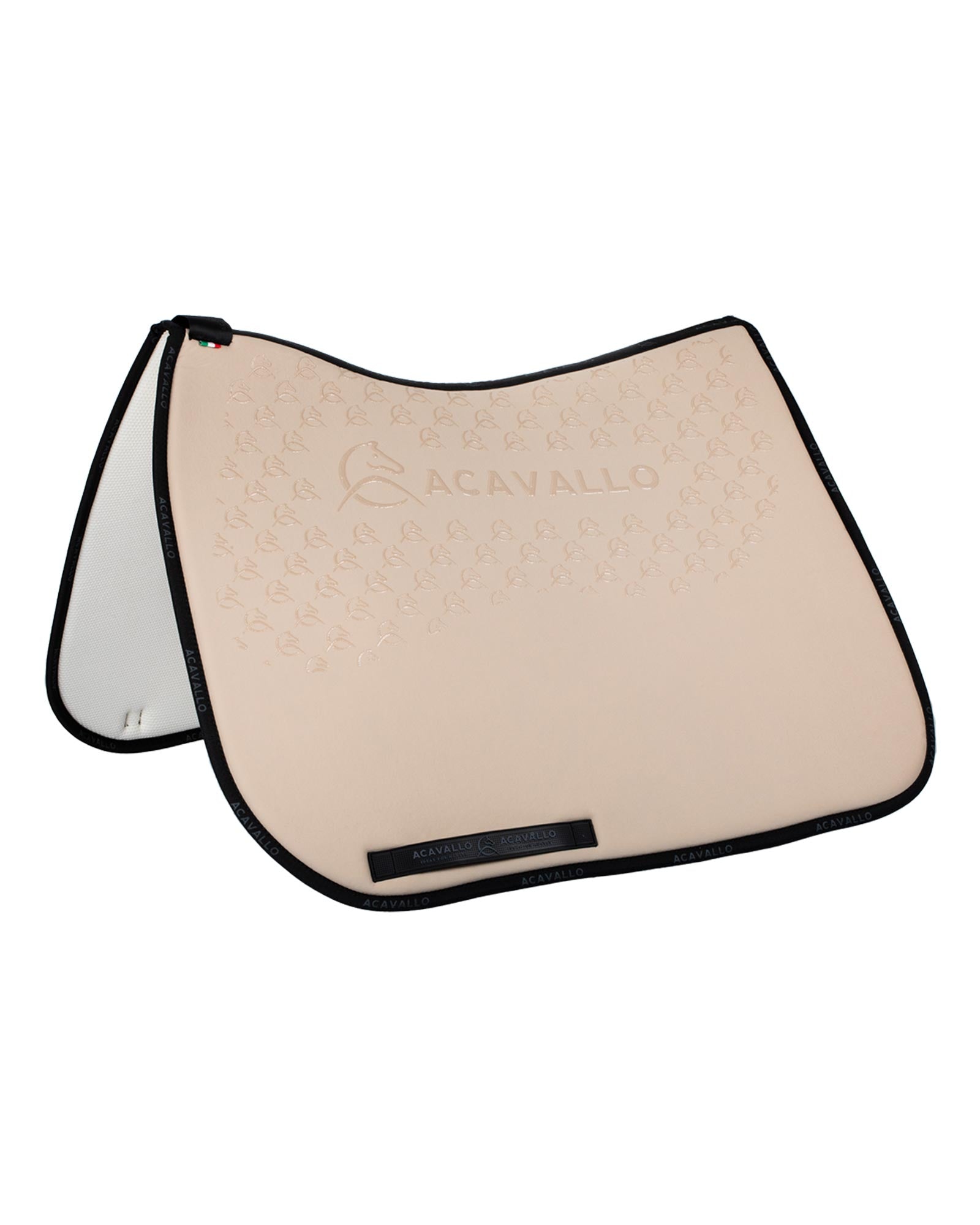 Acavallo Saddle Pad Ds Cw-Cs Elastane & Bamboo Silicone Grip Sand/Black