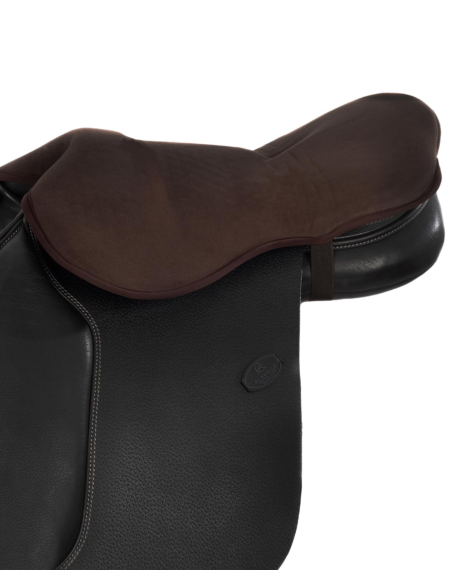 Acavallo Ortho-Coccyx Seat Saver Jumping Classic Gel-In Dri-Lex 20mm Brown