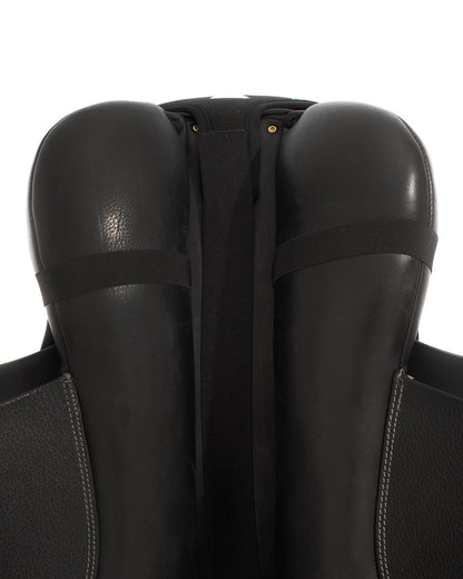 Acavallo Ortho-Coccyx Seat Saver Jumping Classic Gel-In Dri-Lex 20mm Black