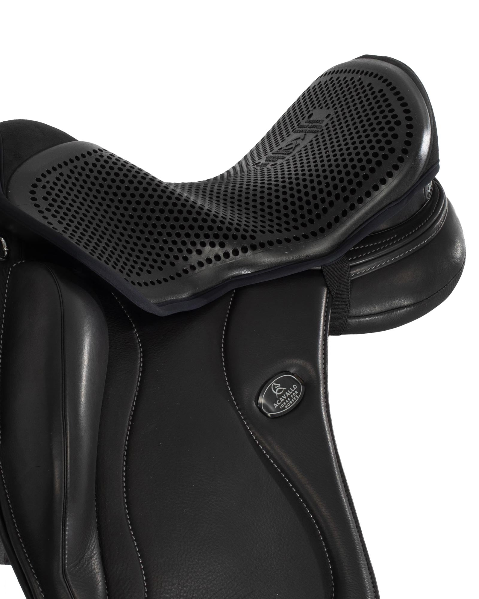 Acavallo Standard Seat Saver Dressage Classic Gel-Out Dri-Lex 10mm Black