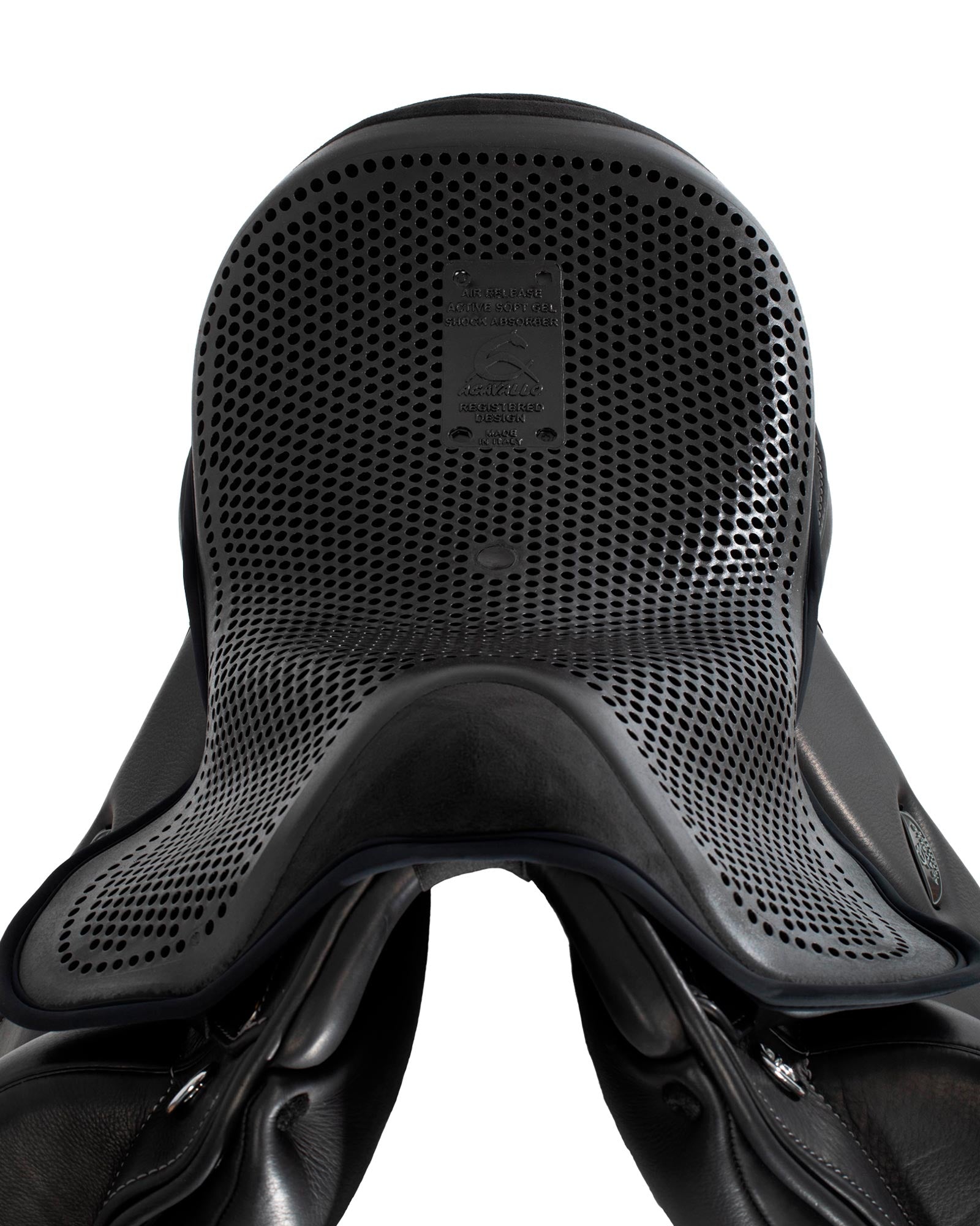 Acavallo Standard Seat Saver Dressage Classic Gel-Out Dri-Lex 10mm Black