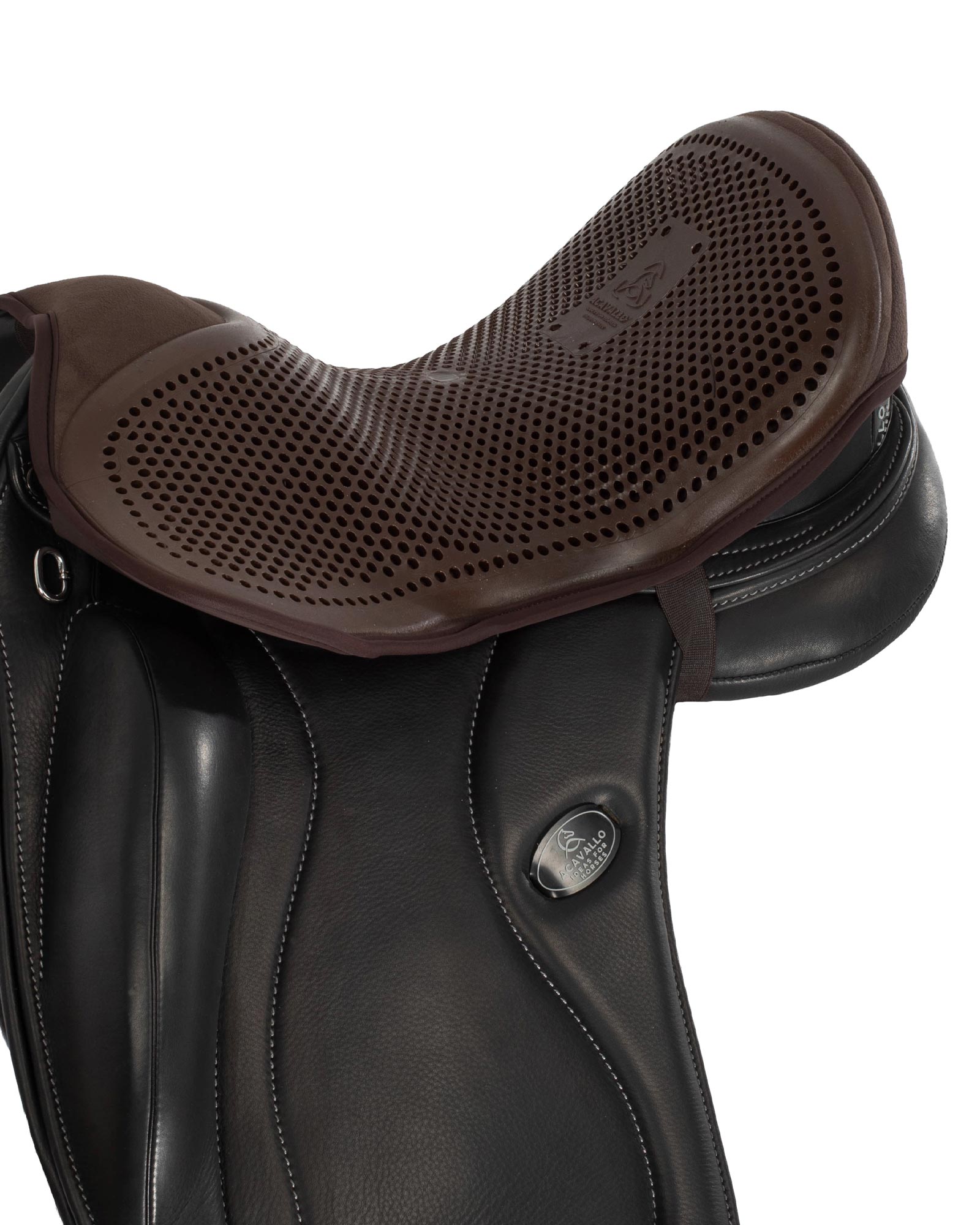 Acavallo Standard Seat Saver Dressage Classic Gel-Out Dri-Lex 10mm Brown