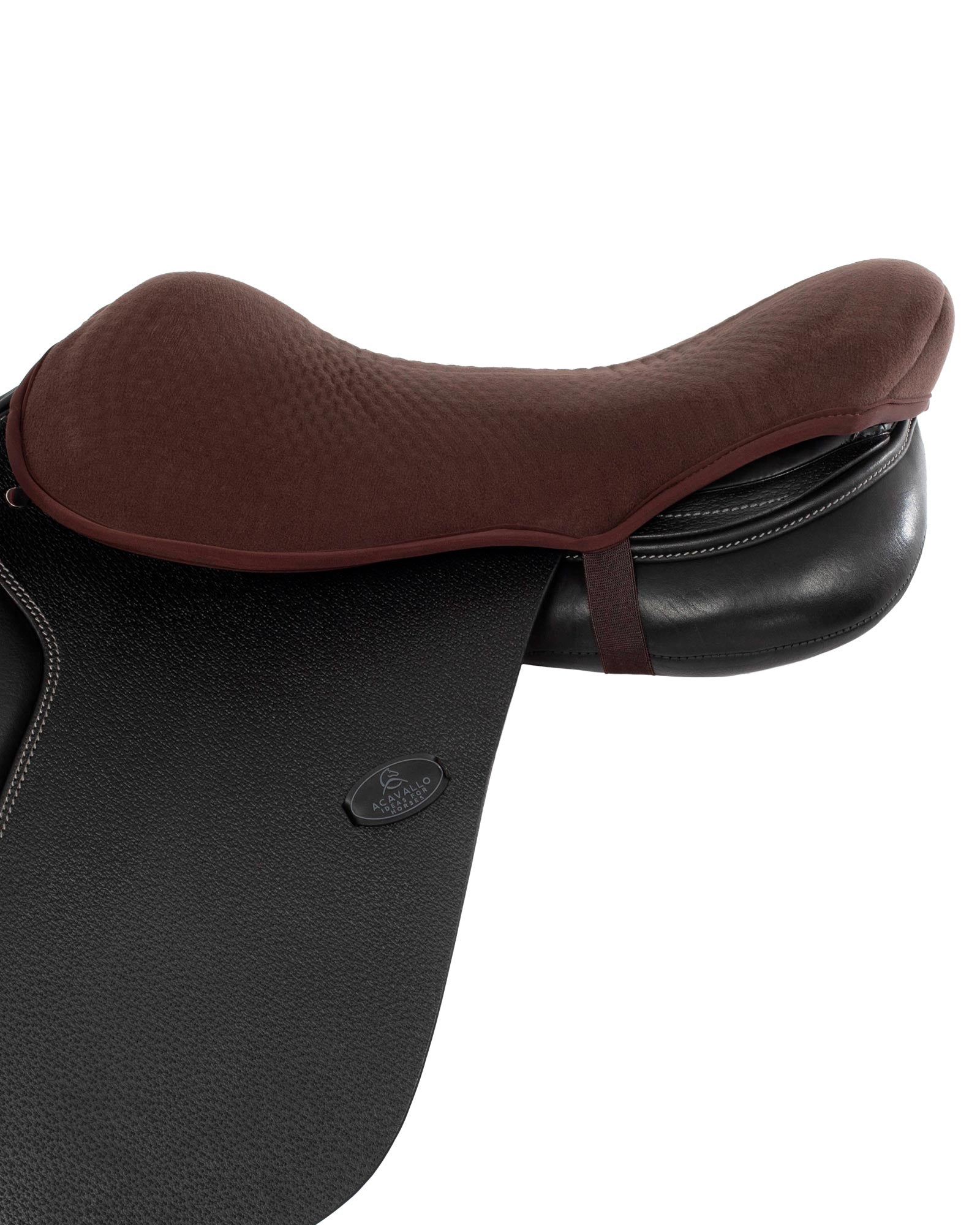 Acavallo Standard Seat Saver Jumping Classic Gel-In Dri-Lex 20mm Brown