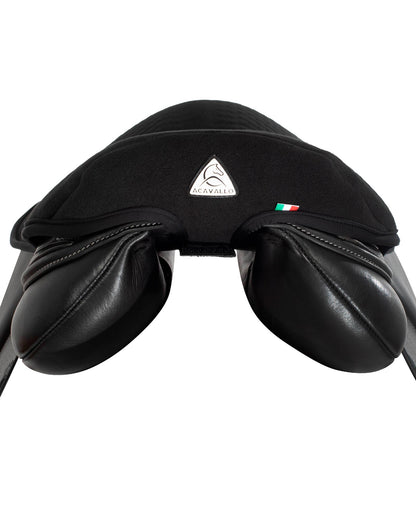 Acavallo Standard Seat Saver Jumping Classic Gel-In Dri-Lex 20Mm Black Large