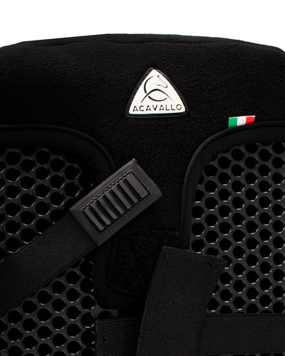 Acavallo Standard Seat Saver Jumping Classic Gel-In Dri-Lex 20Mm Black Large