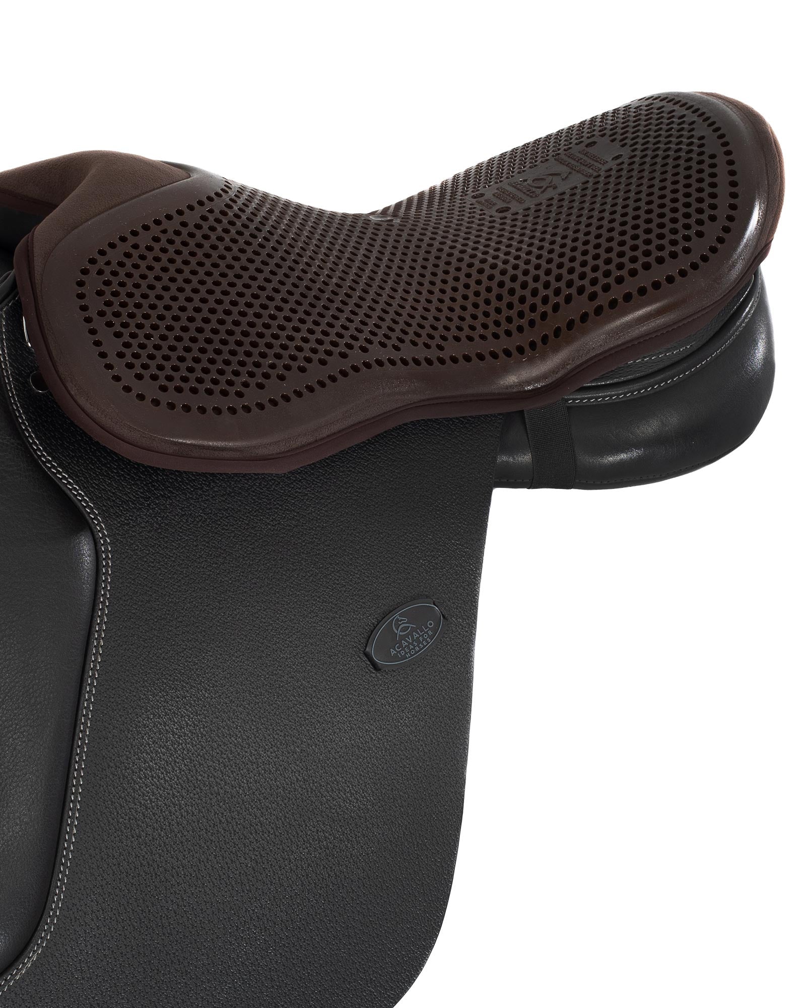 Acavallo Standard Seat Saver Jumping Classic Gel-Out Dri-Lex 10mm Brown