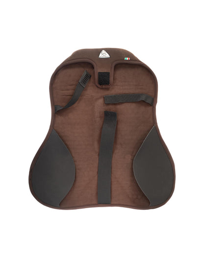 Acavallo Ortho-Pubis Seat Saver Jumping Hexagonal Gel-Out Dri-Lex 20mm Brown