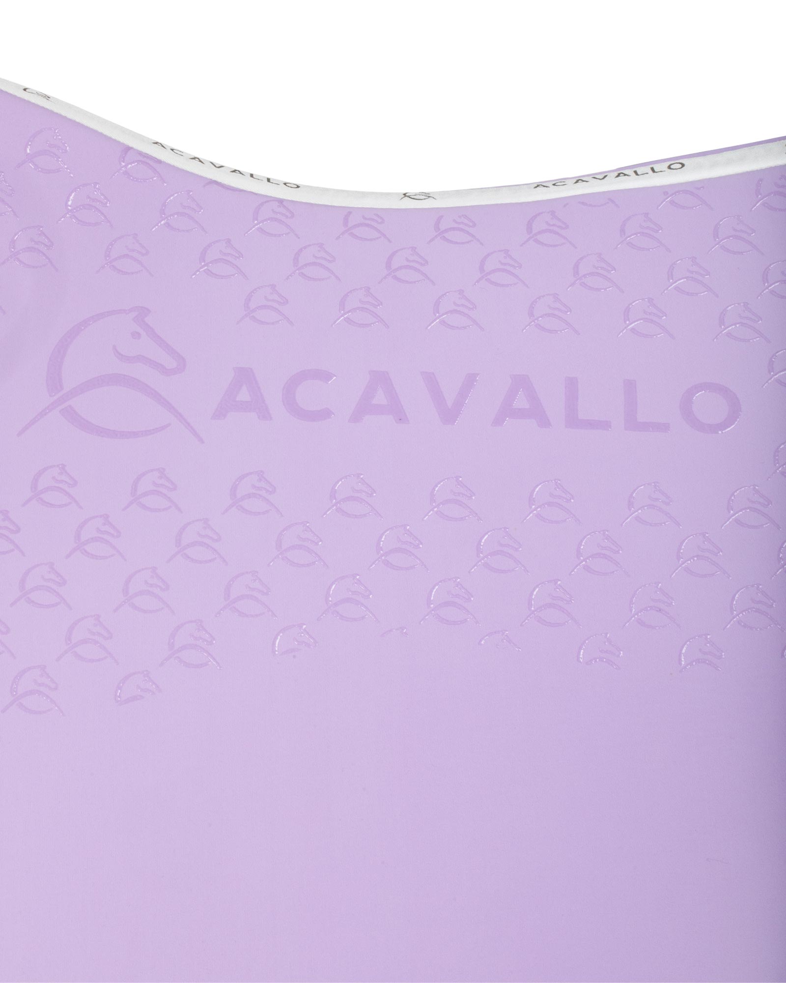 Acavallo Saddle Pad Ds Cw-Cs Elastane & Bamboo Silicone Grip Lilac/White