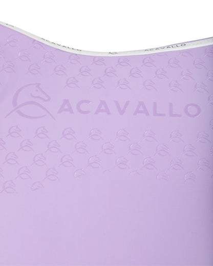Acavallo Saddle Pad Ds Cw-Cs Elastane & Bamboo Silicone Grip Lilac/White