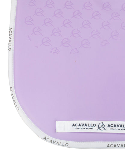 Acavallo Saddle Pad Ds Cw-Cs Elastane & Bamboo Silicone Grip Lilac/White
