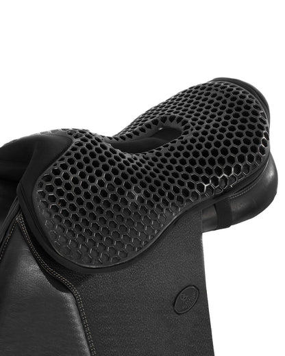 Acavallo Ortho-Pubis Seat Saver Jumping Hexagonal Gel-Out Dri-Lex 20mm Black