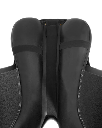 Acavallo Ortho-Pubis Seat Saver Jumping Hexagonal Gel-Out Dri-Lex 20mm Black