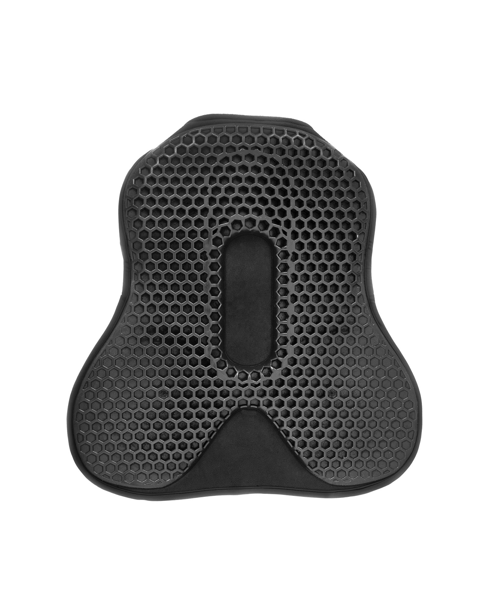 Acavallo Ortho-Pubis Seat Saver Jumping Hexagonal Gel-Out Dri-Lex 20mm Black