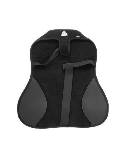 Acavallo Ortho-Pubis Seat Saver Jumping Hexagonal Gel-Out Dri-Lex 20mm Black