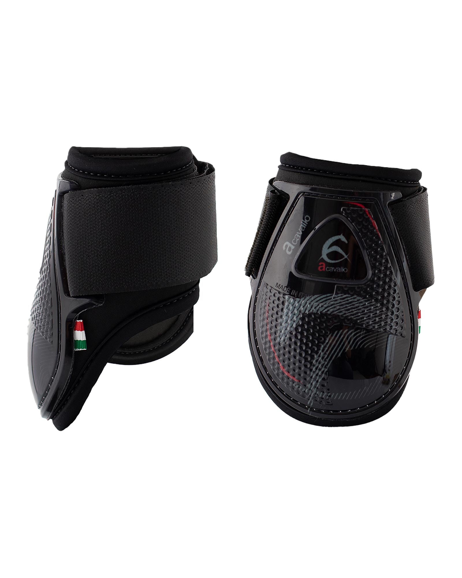 Acavallo Opera Young Fetlock Boots Classic Gel Black/Red