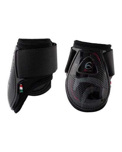 Acavallo Opera Young Fetlock Boots Classic Gel Black/Red