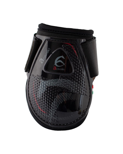 Acavallo Opera Young Fetlock Boots Classic Gel Black/Red