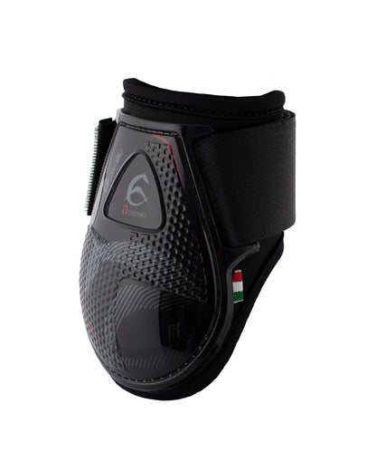 Acavallo Opera Young Fetlock Boots Classic Gel Black/Red