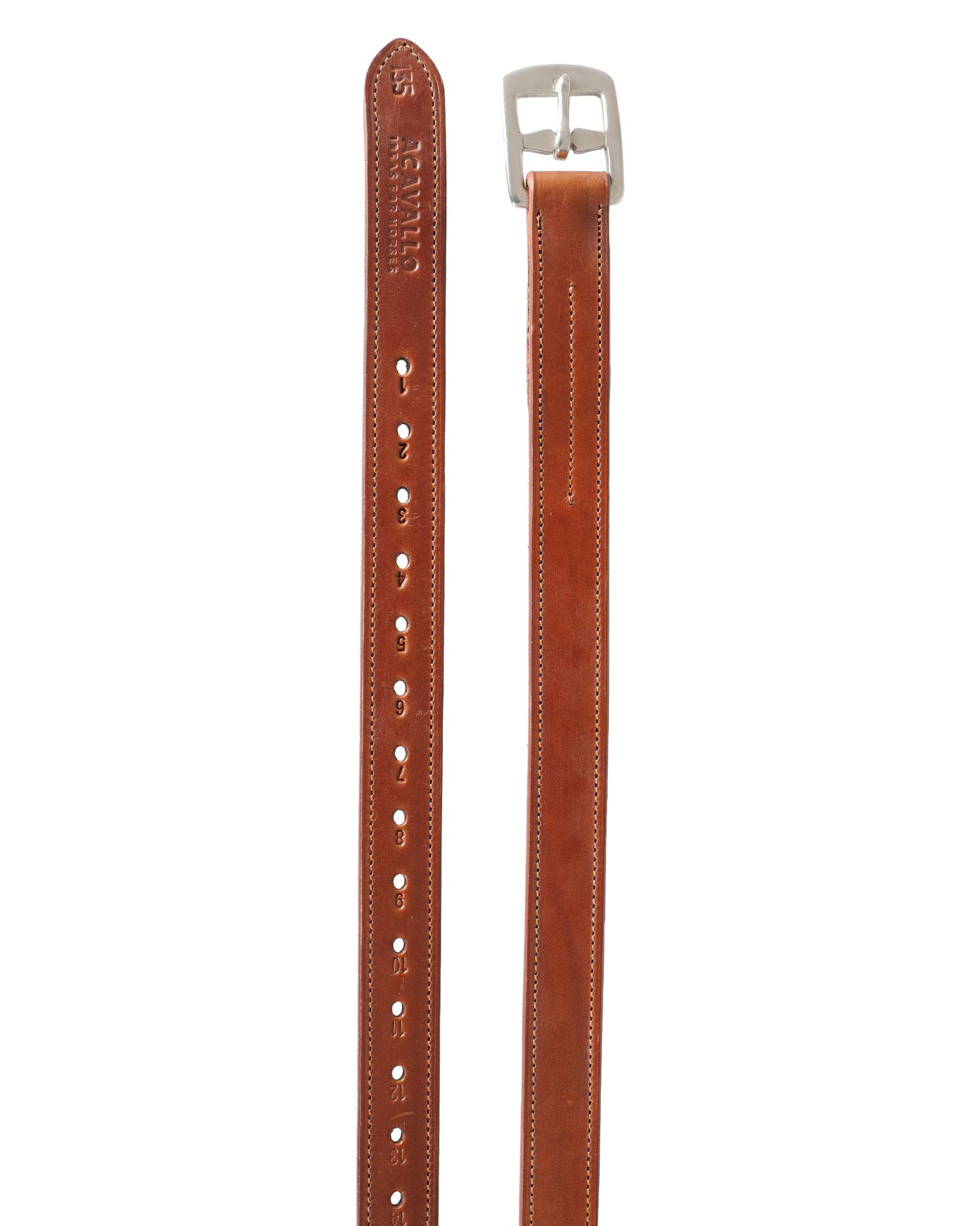 Acavallo Classic Stirrup Leathers Cognac