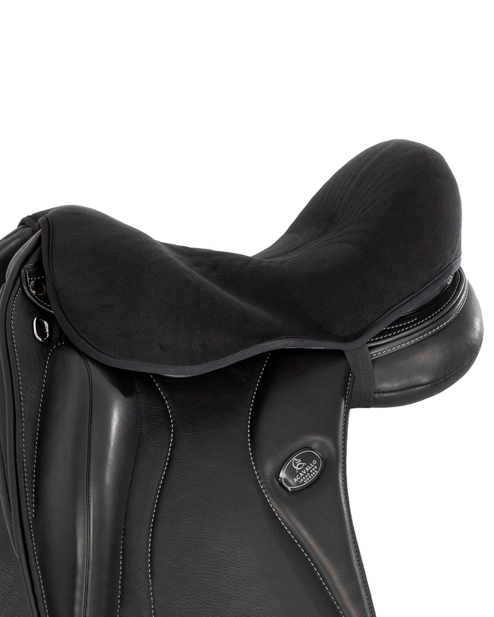 Acavallo Standard Seat Saver Dressage Air Plus Gel-In Dri-Lex 10mm Black