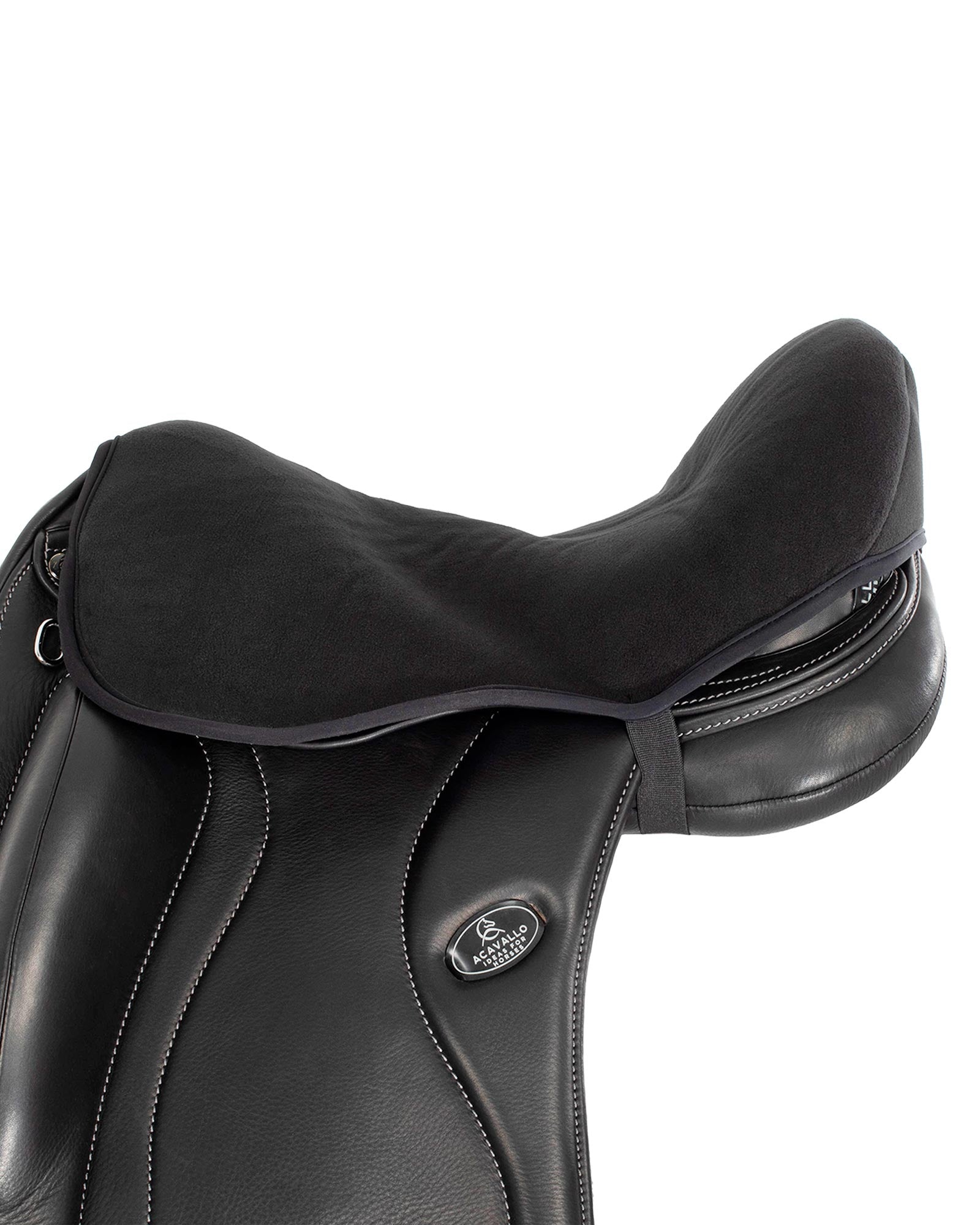 Acavallo Standard Seat Saver Dressage Air Plus Gel-In Dri-Lex 10mm Black