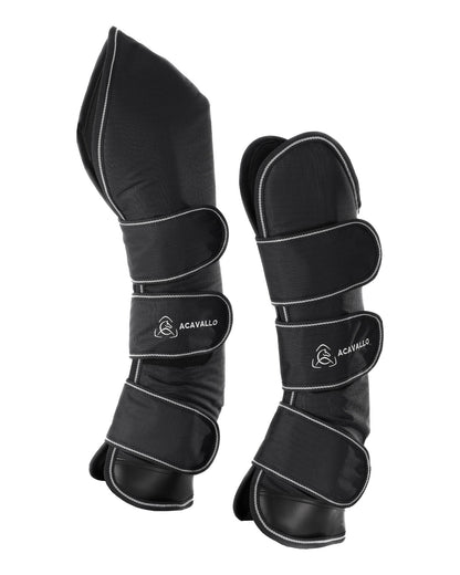 Acavallo 900D Ripstop Travel Boots Black