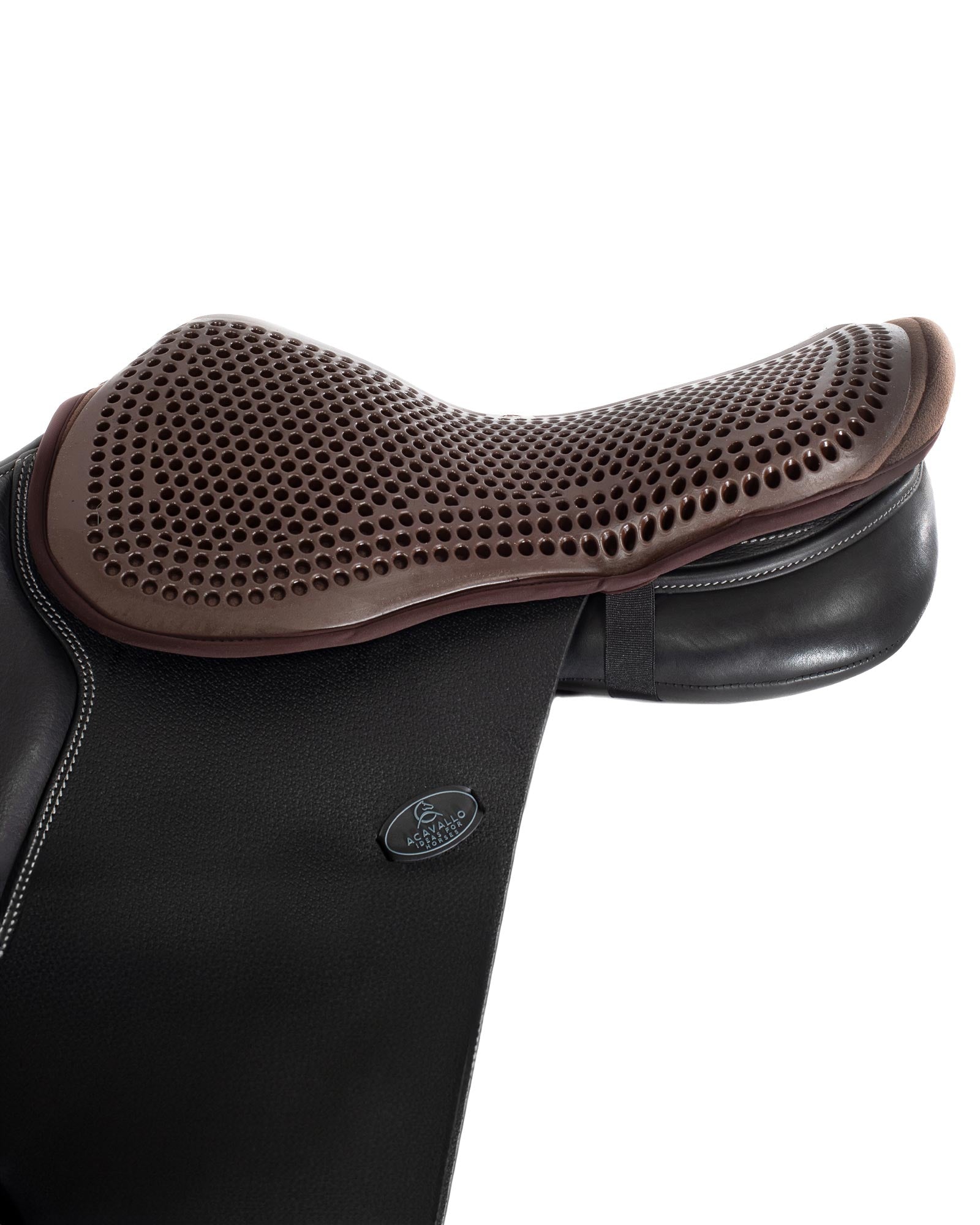 Acavallo Standard Seat Saver Jumping Classic Gel-Out Dri-Lex 20mm Brown