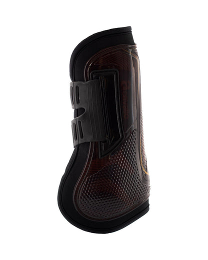 Acavallo Opera Tendon Boots Elastic And Button Fastening Brown/Titanium Gold