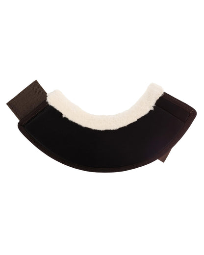 Acavallo Eco-Leather Bell Boots Faux Sheepskin & Hook-And-Loop Closure Brown