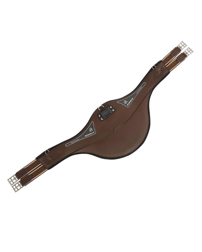 Acavallo Jumping Stud Guard Girth Gel Classic Pvc Dark Brown
