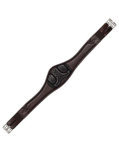 Acavallo Anatomical Jumping Girth Calfskin Dark Brown