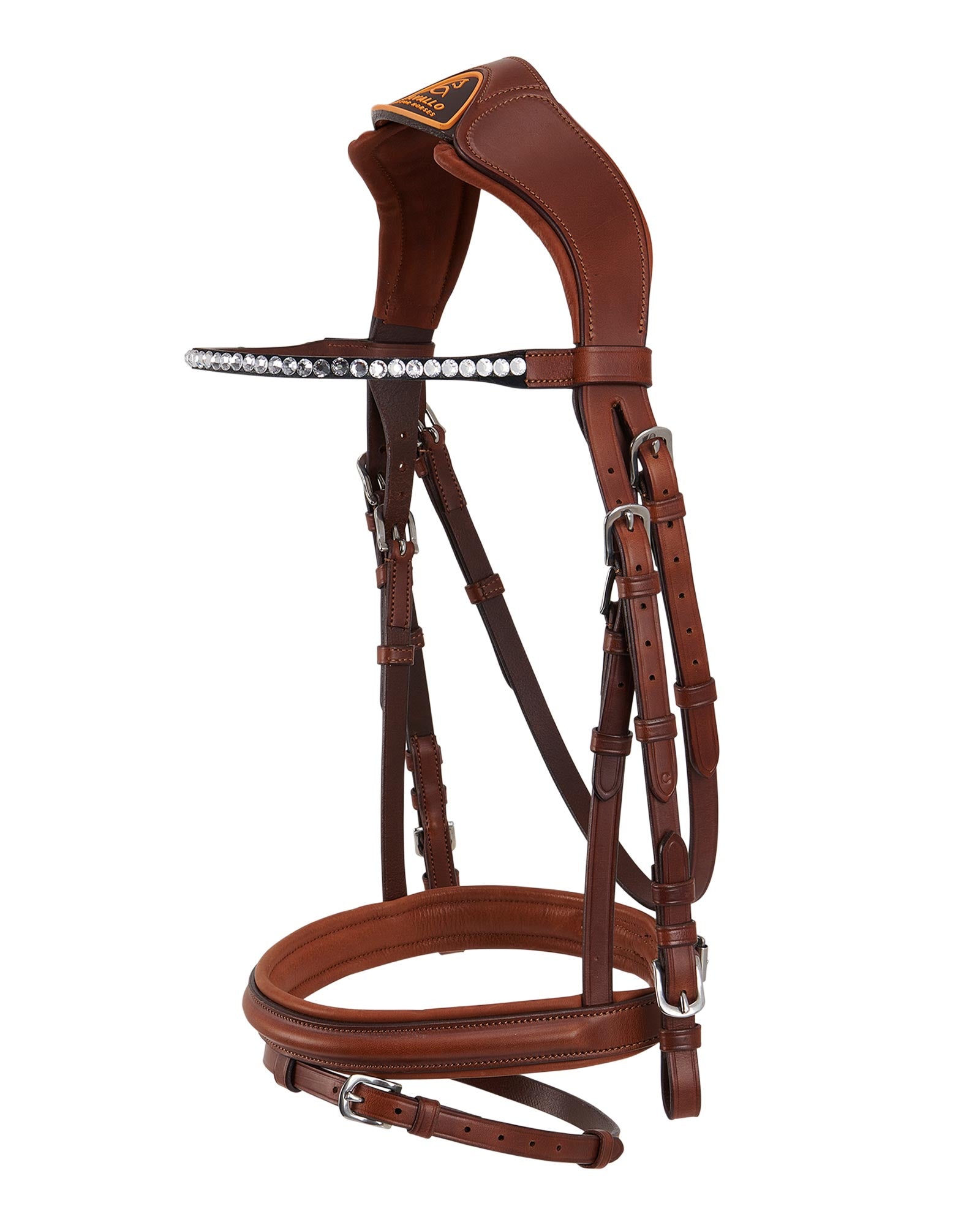 Acavallo Cupido Bridle Calfskin Cognac