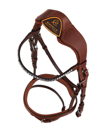 Acavallo Cupido Bridle Calfskin Cognac