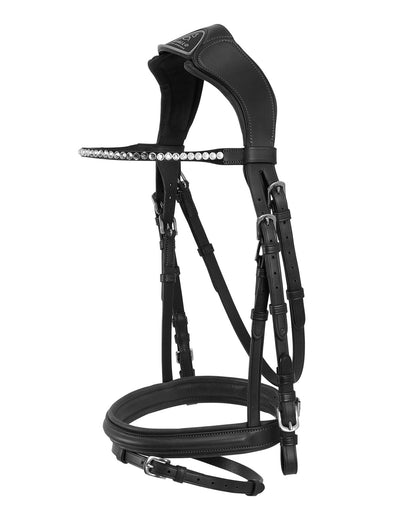 Acavallo Cupido Bridle Calfskin Black