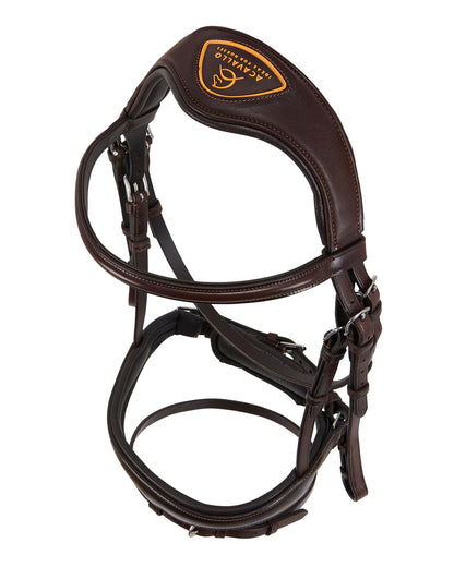 Acavallo Maestà Bridle Calfskin Dark Brown