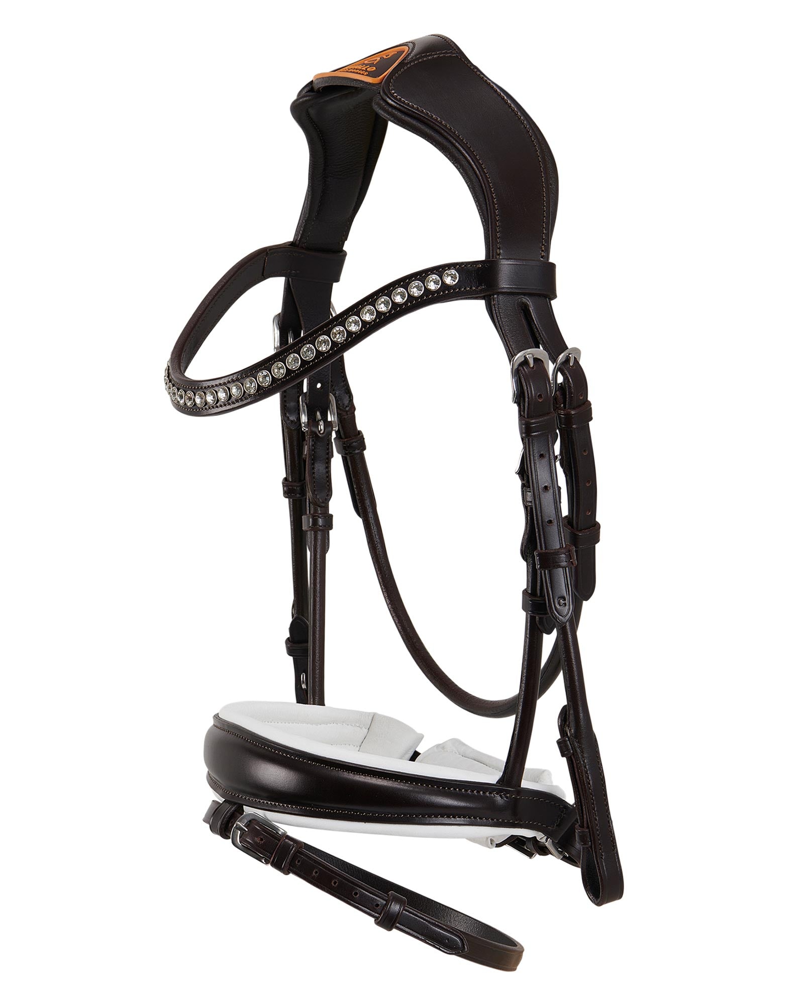Acavallo Poesia Bridle Calfskin Dark Brown