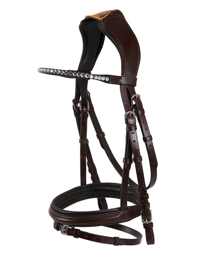 Acavallo Cupido Bridle Calfskin Dark Brown