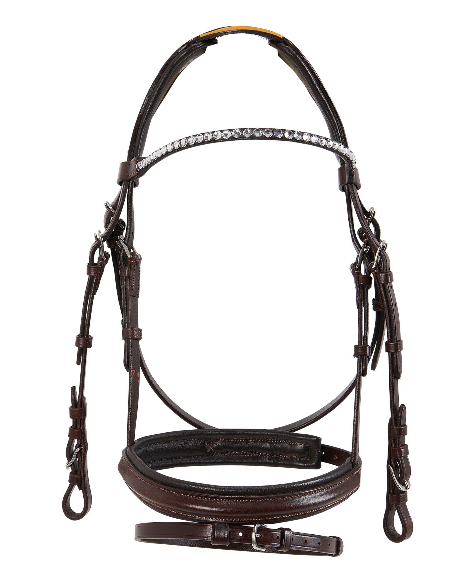 Acavallo Cupido Bridle Calfskin Dark Brown