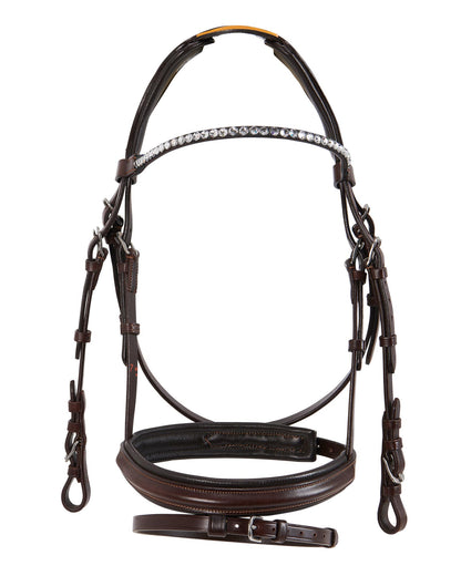 Acavallo Cupido Bridle Calfskin Dark Brown