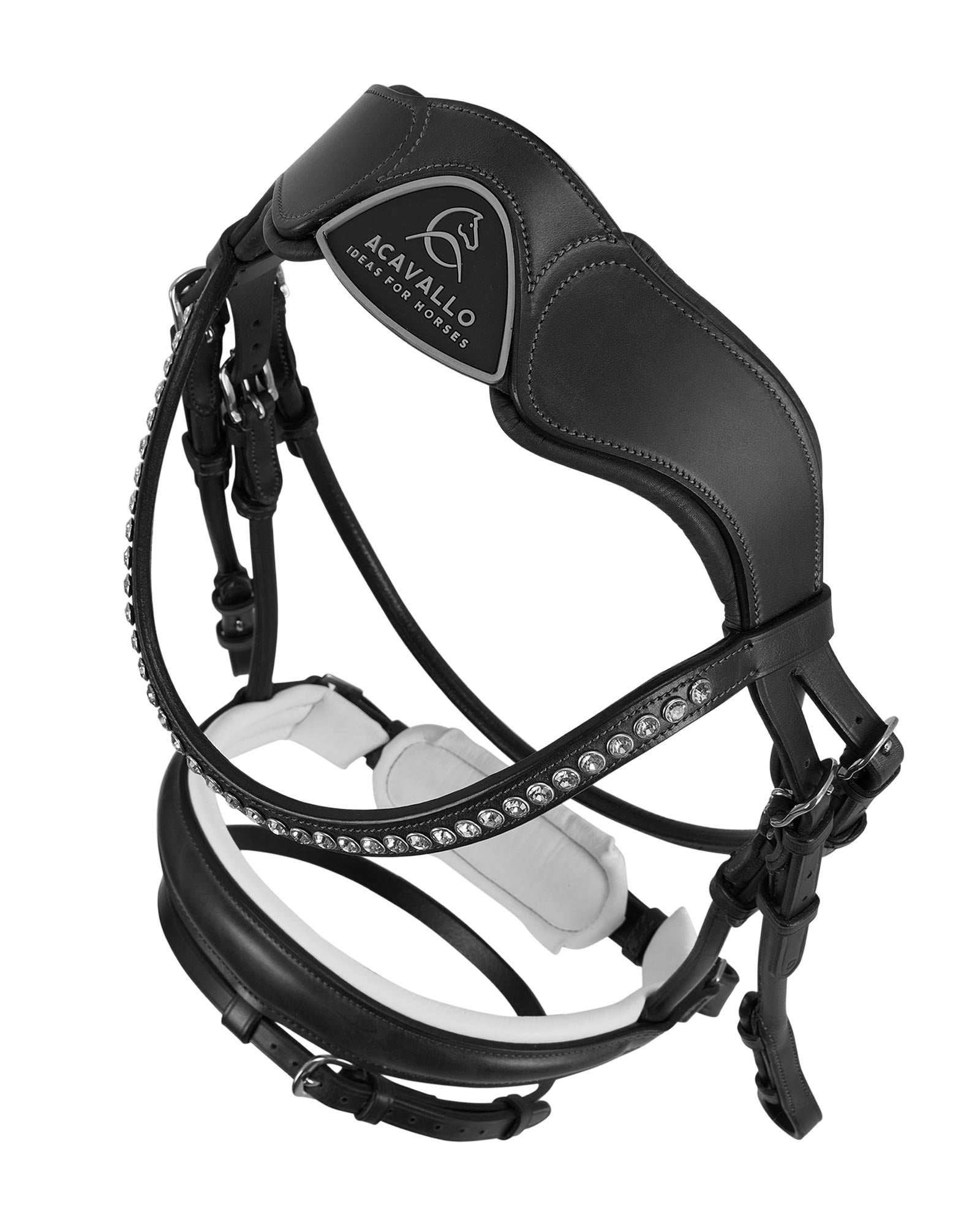 Acavallo Poesia Bridle Calfskin Black